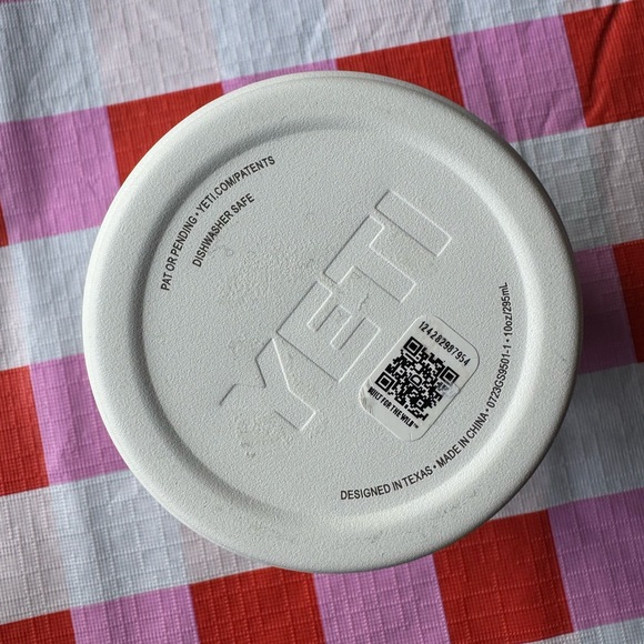 YETI White Rambler Tumbler 10oz - Picture 2 of 3
